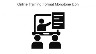Online Training Format Monotone Icon In Powerpoint Pptx Png And Editable Eps Format