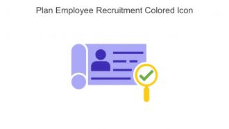 Plan Employee Recruitment Colored Icon In Powerpoint Pptx Png And Editable Eps Format