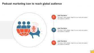 Podcast Marketing Icon To Reach Global Audience