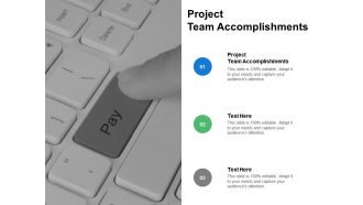 Project team accomplishments ppt powerpoint presentation icon information cpb