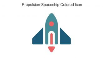 Propulsion Spaceship Colored Icon In Powerpoint Pptx Png And Editable Eps Format