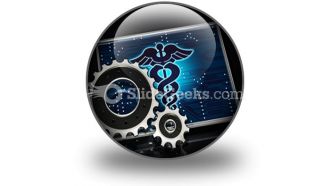 Health sysytem powerpoint icon c