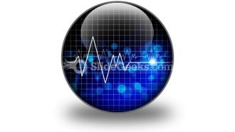 Heartbeat medical powerpoint icon c