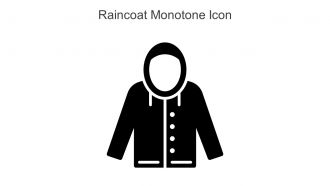Raincoat Monotone Icon In Powerpoint Pptx Png And Editable Eps Format