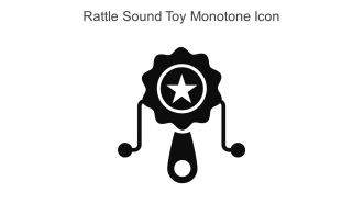 Rattle Sound Toy Monotone Icon In Powerpoint Pptx Png And Editable Eps Format