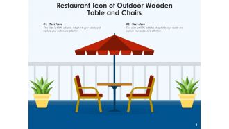Restaurant Icon Service Decorated Customers Serving