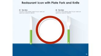 Restaurant Icon Service Decorated Customers Serving