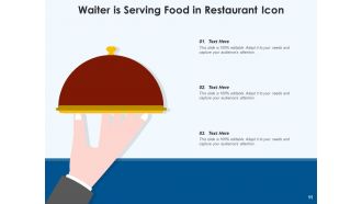 Restaurant Icon Service Decorated Customers Serving