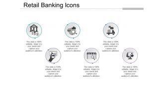 Retail banking icons