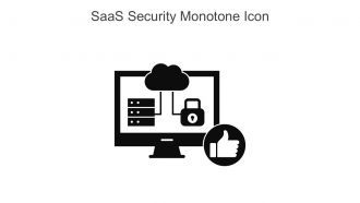 SaaS Security Monotone Icon In Powerpoint Pptx Png And Editable Eps Format