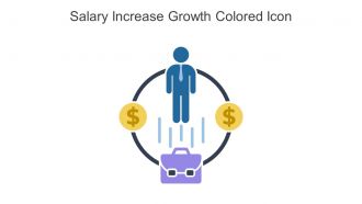 Salary Increase Growth Colored Icon In Powerpoint Pptx Png And Editable Eps Format