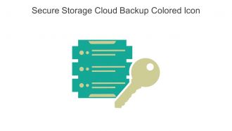 Secure Storage Cloud Backup Colored Icon In Powerpoint Pptx Png And Editable Eps Format