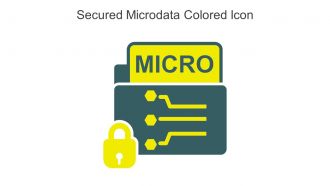 Secured Microdata Colored Icon In Powerpoint Pptx Png And Editable Eps Format
