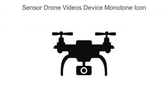 Sensor Drone Videos Device Monotone Icon In Powerpoint Pptx Png And Editable Eps Format