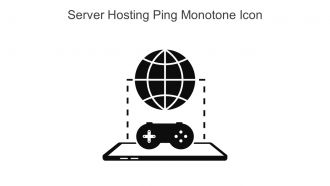 Server Hosting Ping Monotone Icon In Powerpoint Pptx Png And Editable Eps Format