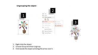 Sh plant designed with apps and icons with bulb bottem flat powerpoint design