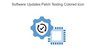 Software Updates Patch Testing Colored Icon In Powerpoint Pptx Png And Editable Eps Format