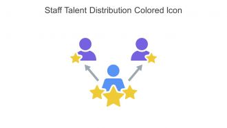 Staff Talent Distribution Colored Icon In Powerpoint Pptx Png And Editable Eps Format