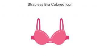 Strapless Bra Colored Icon In Powerpoint Pptx Png And Editable Eps Format