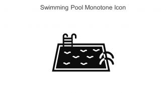 Swimming Pool Monotone Icon In Powerpoint Pptx Png And Editable Eps Format