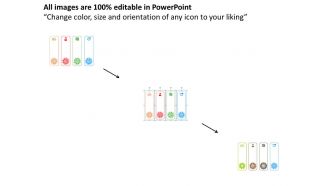 Tags with gears and icons for team management and process control flat powerpoint design