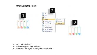 Tags with gears and icons for team management and process control flat powerpoint design