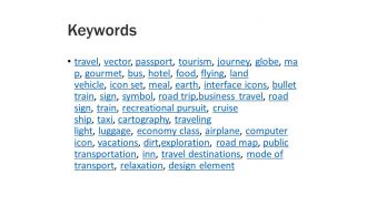 Taxi bus plane global travel ppt icons graphics