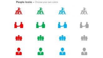 Team business deal leadership leader business man ppt icons graphics