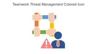 Teamwork Threat Management Colored Icon In Powerpoint Pptx Png And Editable Eps Format