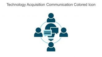 Technology Acquisition Communication Colored Icon In Powerpoint Pptx Png And Editable Eps Format