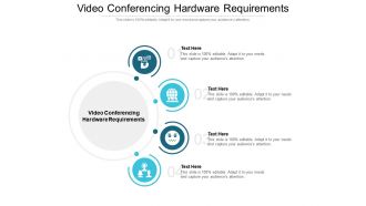 Video conferencing hardware requirements ppt powerpoint presentation icon templates cpb