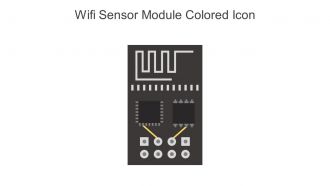 Wifi Sensor Module Colored Icon In Powerpoint Pptx Png And Editable Eps Format