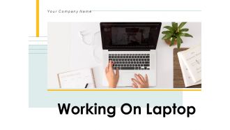 Working on laptop business analyst planning employees software development
