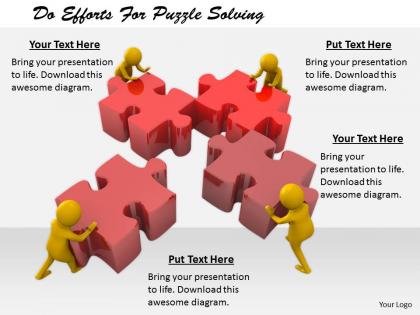 2413 do efforts for puzzle solving ppt graphics icons powerpoint