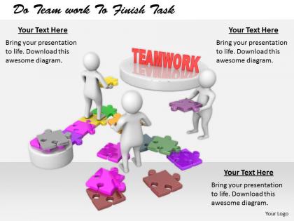 2413 do team work to finish task ppt graphics icons powerpoint