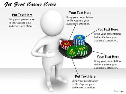 2413 get good casino coins ppt graphics icons powerpoint