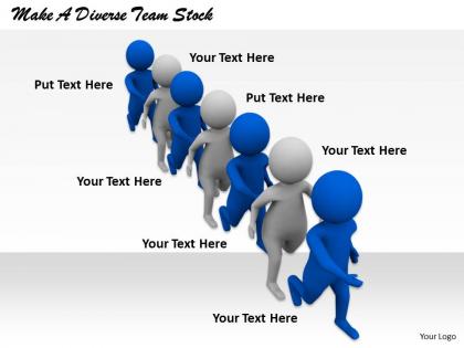 2413 make a diverse team stock ppt graphics icons powerpoint