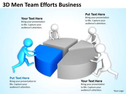 3d men team efforts business ppt graphics icons powerpoint