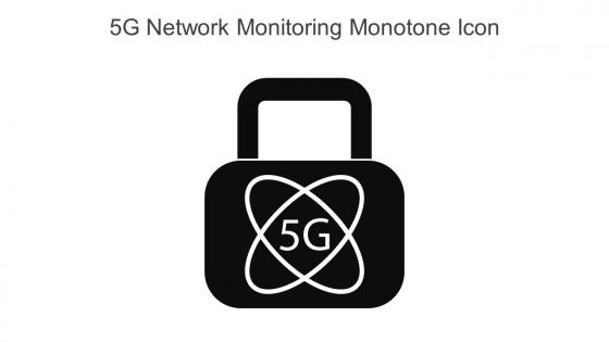 5G Network Monitoring Monotone Icon In Powerpoint Pptx Png And Editable Eps Format