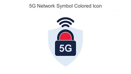 5G Network Symbol Colored Icon In Powerpoint Pptx Png And Editable Eps Format