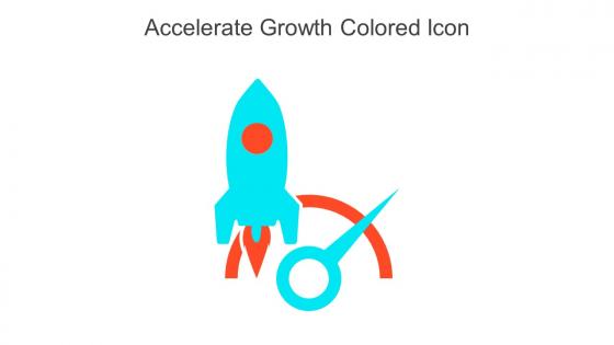 Accelerate Growth Colored Icon In Powerpoint Pptx Png And Editable Eps Format