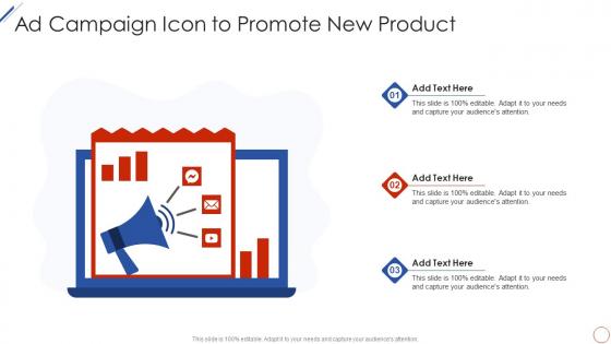 Ad Campaign Icon To Promote New Product