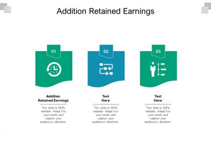 Addition retained earnings ppt powerpoint presentation icon background designs cpb