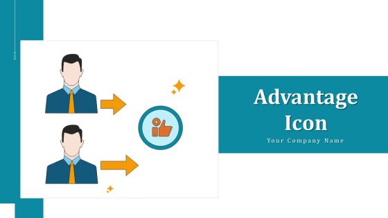 Advantage Icon Organizational Growth Approach Progress Growth