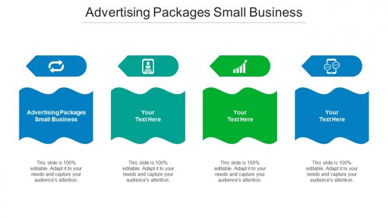 Advertising Packages Small Business Ppt PowerPoint Presentation Icon Portrait Cpb