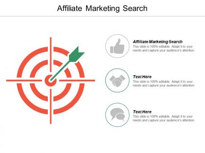 Affiliate marketing search ppt powerpoint presentation icon background designs cpb