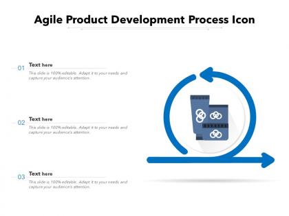 Agile product development process icon
