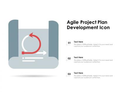 Agile project plan development icon