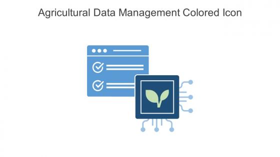 Agricultural Data Management Colored Icon In Powerpoint Pptx Png And Editable Eps Format