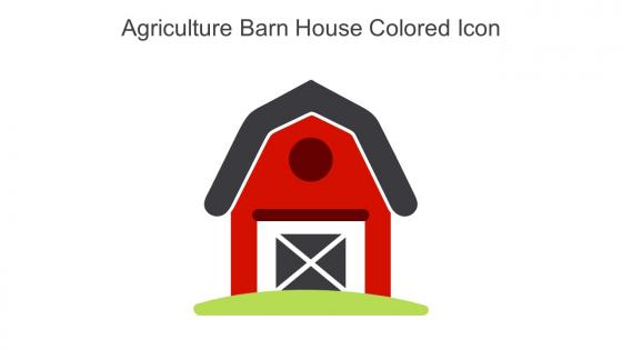 Agriculture Barn House Colored Icon In Powerpoint Pptx Png And Editable Eps Format